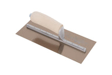 Load image into Gallery viewer, Marshalltown MXS1GS Golden Stainless Steel Finishing Trowels 11 In (279 Mm) 4 1⁄2 In (114 Mm) Wood