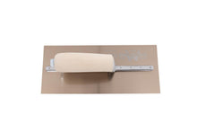 Load image into Gallery viewer, Marshalltown MXS3GS Golden Stainless Steel Finishing Trowels 11 In (279 Mm) 4 3⁄4 In (121 Mm) Wood