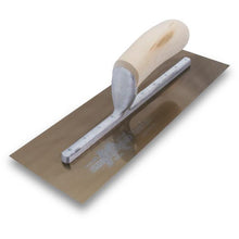 Load image into Gallery viewer, Marshalltown MXS62GS Golden Stainless Steel Finishing Trowels 12 In (305 Mm) 4 In (102 Mm) Wood