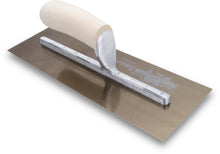 Load image into Gallery viewer, Marshalltown MXS62GS Golden Stainless Steel Finishing Trowels 12 In (305 Mm) 4 In (102 Mm) Wood