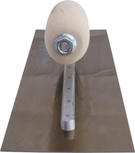 Load image into Gallery viewer, Marshalltown MXS7GS Golden Stainless Steel Finishing Trowels 12 In (305 Mm) 5 In (127 Mm) Wood