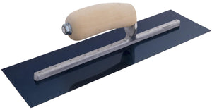 Marshalltown MXS57B Blue Steel Finishing Trowels Wood Curved 14 In (356 Mm) 3 In (76 Mm)
