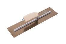 Load image into Gallery viewer, Marshalltown MXS64GS Golden Stainless Steel Finishing Trowels 14 In (356 Mm) 4 In (102 Mm) Wood