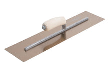 Load image into Gallery viewer, Marshalltown MXS815GS Golden Stainless Steel Finishing Trowels 18 In (457 Mm) 5 In (127 Mm) Wood