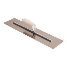 Load image into Gallery viewer, Marshalltown MXS81GS Golden Stainless Steel Finishing Trowels 18 In (457 Mm) 4 In (102 Mm) Wood