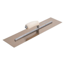 Load image into Gallery viewer, Marshalltown MXS81GS Golden Stainless Steel Finishing Trowels 18 In (457 Mm) 4 In (102 Mm) Wood
