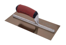 Load image into Gallery viewer, Marshalltown MXS3GSDC Golden Stainless Steel Finishing Trowels 11 In (279 Mm) 4 3⁄4 In (121 Mm) Duracork®