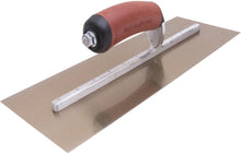 Load image into Gallery viewer, Marshalltown MXS1GSDC Golden Stainless Steel Finishing Trowels 11 In (279 Mm) 4 1⁄2 In (114 Mm) Duracork®