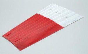3M Red/White Reflector Strips 18