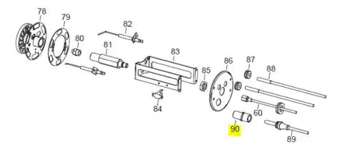 Veloci Heater Photo Eye Socket/ Support