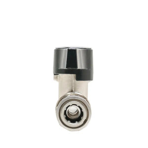 Veloci Plated Brass Ball Valve 3/8" w/SS QC