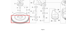 Load image into Gallery viewer, Kärcher 6.907-151.0 Disc Brush Red - highlighted in parts diagram