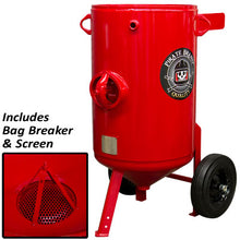 Load image into Gallery viewer, Pirate Brand 600-650P Vessel, Portable, 6.5 Cu. Ft. (185 Liters), 150 PSI (10.3 Bar), 110* Cone Bottom, 7-1/2" Clearance, 24" Dia, Includes: Handway Assembly, Pop-Up, Pop-Up Gasket, Screen &amp; Bag Breaker