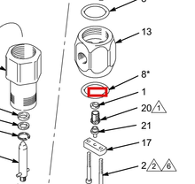 Load image into Gallery viewer, Graco 607499 Cap, End - highlighted in parts diagram