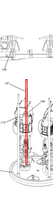 Load image into Gallery viewer, Graco 617180 Rod, Connecting - highlighted in parts diagram
