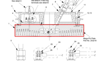 Load image into Gallery viewer, Graco 617225 Plate, Heated, 18kw - highlighted in parts diagram