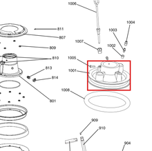 Load image into Gallery viewer, Graco 617376 Plate, Follower, Cold Tire - highlighted in parts diagram