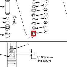 Load image into Gallery viewer, Graco 620831 Seat, Valve - highlighted in parts diagram