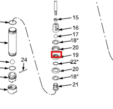Load image into Gallery viewer, Graco 620837 Spacer, Cup - highlighted in parts diagram
