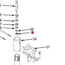 Load image into Gallery viewer, Graco 620840 Packing, Nut, Throat - highlighted in parts diagram