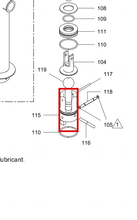 Load image into Gallery viewer, Graco 624222 Housing, Inlet Ft14 316 Sst - highlighted in parts diagram