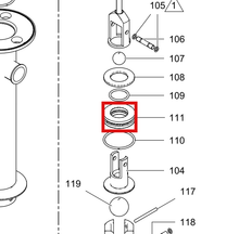 Load image into Gallery viewer, Graco 624242 Gland, Piston Ft14 Uhmw Polyet - highlighted in parts diagram