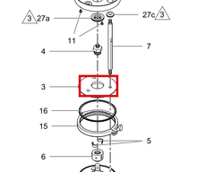Load image into Gallery viewer, Graco 624248 Plate, Tie Rod Ft14 316 Sst - highlighted in parts diagram