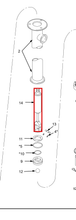 Load image into Gallery viewer, Graco 624956 Rod, Piston Weld Ft14 316 Ram - highlighted in parts diagram