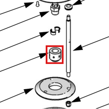 Load image into Gallery viewer, Graco 626045 COUPLING, CHECKMATE - item 6 highlighted in the Graco 3A0734EN-S parts diagram