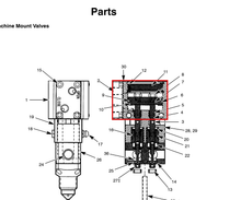 Load image into Gallery viewer, Graco 626069 Plate, Air Control 2k2 - highlighted in parts diagram