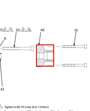 Load image into Gallery viewer, Graco 626707 Flange, Nose Piece - highlighted in parts diagram