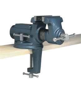 Wilton — CBV-100, Super-Junior® 4” Vise with Clamp On Swivel Base