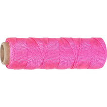 Load image into Gallery viewer, Marshalltown 631 Braided Nylon Mason's Line250' Fl. Pink, Size 186" Core