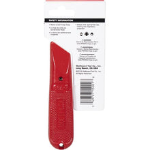 Load image into Gallery viewer, Marshalltown 015-001 K-799 Deluxe "Fixed Blade" Utility Knife w/3 blades (24/Pack)
