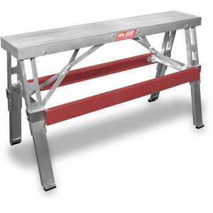 Marshalltown W-1832 Aluminum Bench, 9-1/2" x 48", Adj. Heights