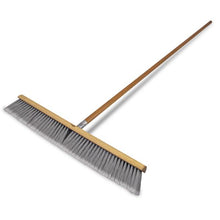 Load image into Gallery viewer, Marshalltown 6416 24" Floor Broom-Silver Flag Tip PlasticIncludes 60" Threaded Handle