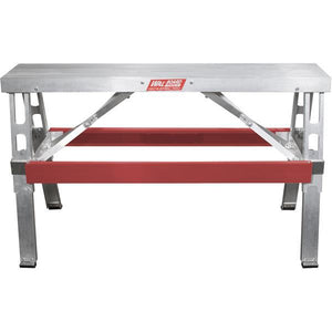 Marshalltown W-1832 Aluminum Bench, 9-1/2" x 48", Adj. Heights