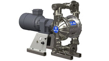Load image into Gallery viewer, Graco 657520 Husky 2150e 2 in. (51 mm) SS Electric Diaphragm Pump; 7.5 Hp AC Motor, 120V CMPSR, Cntr Port Flange, SS Center, SS Seat, PT Ball, PT Diaphragm