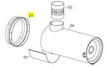 Load image into Gallery viewer, Outlet Cone Replacement Part for Blaze 100 Diesel Heater
