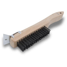 Load image into Gallery viewer, Marshalltown 6649 10 X 1 Steel Wire Brush w/Scraper (12/Pack)