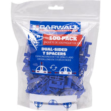 Load image into Gallery viewer, Marshalltown 6TST2X Dual-Sided T Spacers 1/4" 100pk (6/Pack)