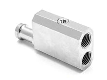 Load image into Gallery viewer, Hi-Lo Trombone Valve Nozzle Holder, 1/4" FNPT Inlet x Twin 1/4" FNPT Outlets, 4000 PSI, 8 GPM