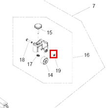 Load image into Gallery viewer, Kärcher 7.343-303.0 Locking Ring 8-A2 Din 6799 - highlighted in parts diagram