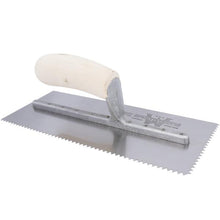 Load image into Gallery viewer, Marshalltown 701S Ntch Trowel-7/32 X 5/32 V- Crvd Hdl (6/Pack)