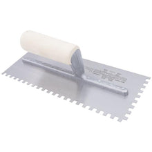 Load image into Gallery viewer, Marshalltown 702 Ntch Trowel-1/4 X 1/4 X 1/4 SQ-Strt Hdle (6/Pack)