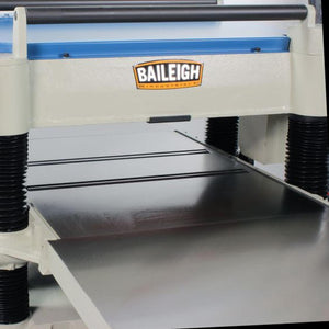 Baileigh Industrial - 220V 1 Phase 5HP 20" Industrial Planer w/ Helical Insert Head, 8" Maximum Cutting Height