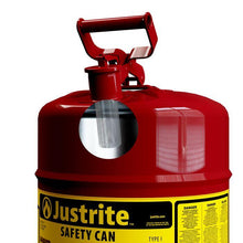 Load image into Gallery viewer, Justrite 5 Gallon Steel Safety Can for Flammables
