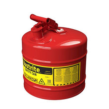 Load image into Gallery viewer, Justrite 5 Gallon Steel Safety Can for Flammables
