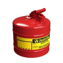 Load image into Gallery viewer, Justrite 5 Gallon Steel Safety Can for Flammables