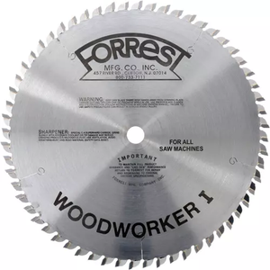 Grizzly Industrial Forrest H4742 - 10" X 5/8" 60T Atb .100 General Purpose Blade